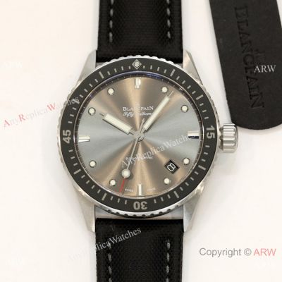 Swiss Replica Blancpain Fifty Fathoms Bathyscaphe GF 1:1 Cal.1315 Watch Gray Face
